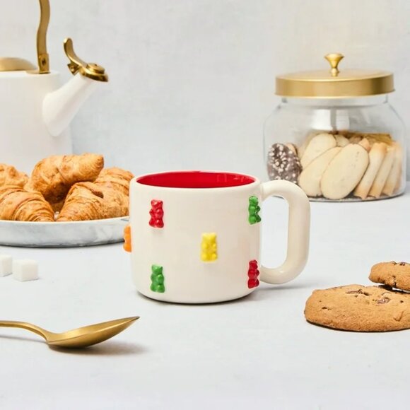 NEW Haribo Gummy Bears Ceramic Sculpted Coffee Mug 16 fl oz Collectible 2025 - Picture 2 of 4